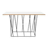 The TemaHome Helix Console with Black Steel Legs with Black Lacquered Steel Legs 9500.626999