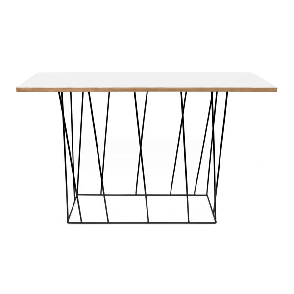The TemaHome Helix Console with Black Steel Legs with Black Lacquered Steel Legs 9500.626999