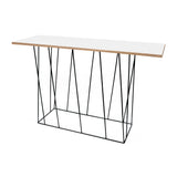 Tema Helix Console with Black Steel Legs