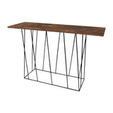 Tema Helix Console with Black Steel Legs