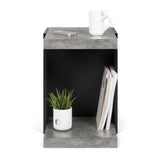 Tema Klaus Concrete Color / Pure Black Side Table