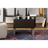 Tema Klaus Concrete Color / Pure Black Side Table