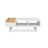 The TemaHome Plato Oak Pure White Coffee Table 9003.627811