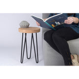 Tema Drum Coffee Table with Cork / Black Legs