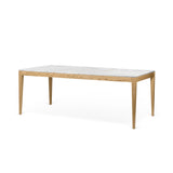Tema Utile White Marble / Oak Dining Table