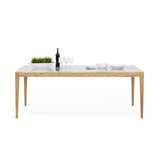 Tema Utile White Marble / Oak Dining Table