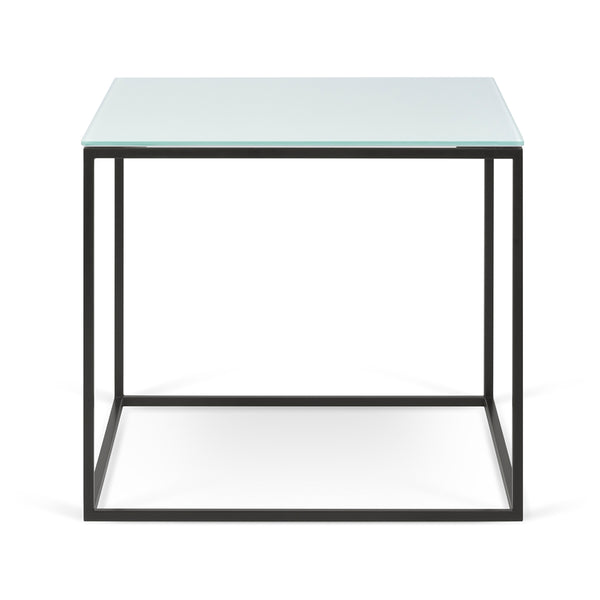 The TemaHome Gleam 20x20 Top Glass Side Table 9500.628191