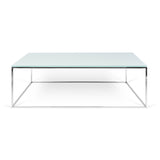 The TemaHome Gleam 47x30 Glass Coffee Table 9500.628221