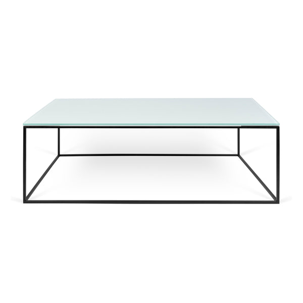The TemaHome Gleam 47x30 Glass Coffee Table 9500.628238
