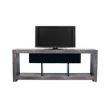 TemaHome Nara Tv Bench Concrete Look / Pure Black 9500.638787