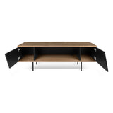 Tema Dixie TV Table Walnut & Black