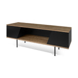 Tema Dixie TV Table Walnut & Black