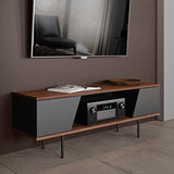 Tema Dixie TV Table Walnut & Black