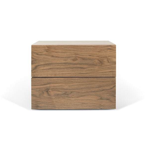 The TemaHome Float Night Stand with 2 Drawers (Assembled) 9303.758065