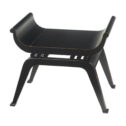 Sterling Empress Wooden Bench (Black)