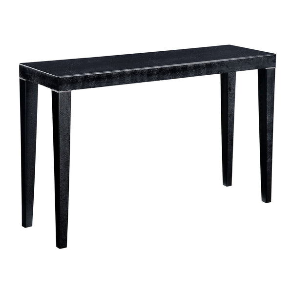 Sterling Boutique Wood Console Table (Black & Silver)