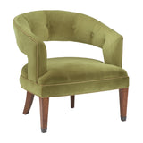 Sterling New Gregory Wood Chair (Green & Walnut)