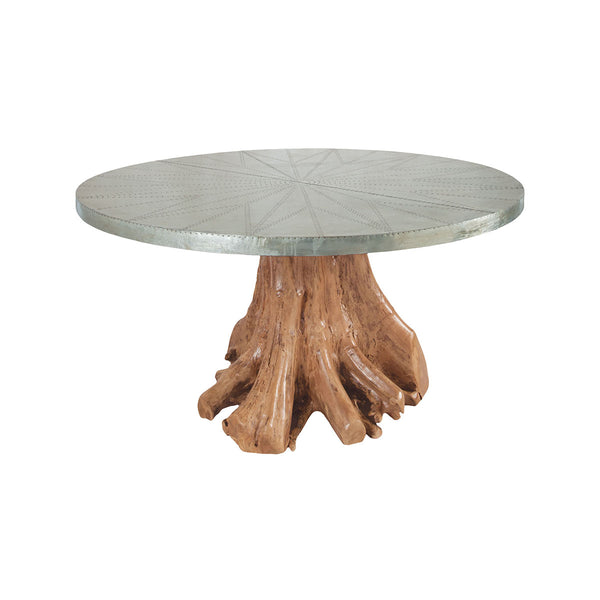Teak Root In Euro Teak Oil Vintage Room Banquet Dining Table