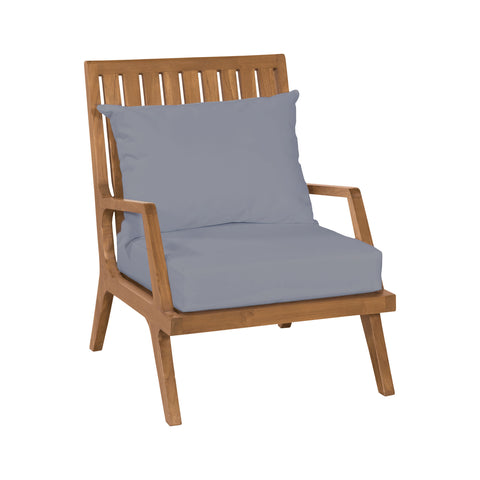 Teak Patio Lounge In Euro Teak Oil Mid Century Modern Dining Chairs