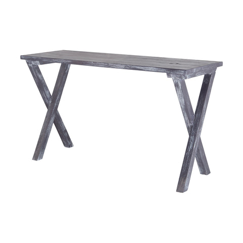 Dimond Home Cross Legged Solid Wood Console Table (Gray)