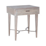 Dimond Home Empire Stretcher Solid Wood & Metal Side Table (Gray)