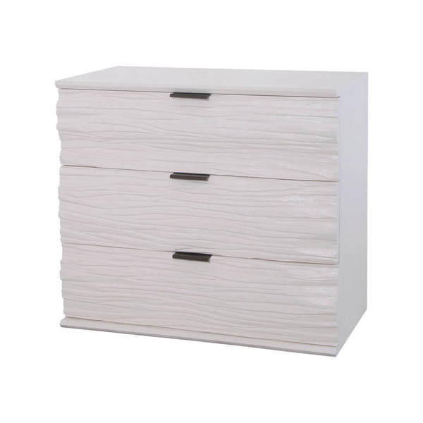 Dimond Home Shale 3-Drawer Solid Wood Cheest (White)