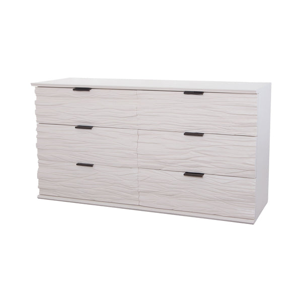 Dimond Home Shale 6-Drawer Solid Wood Chest (White)
