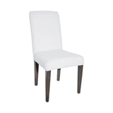 Sterling Couture Covers Parsons Wood & Fabric Chair (White & Black)