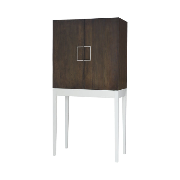 Dimond Home West End 72" Mahogany Wood Cabinet (Gray & Brown)