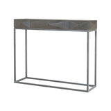 Dimond Home Elizabeth Solid Wood & Metal Console Table (Gray)