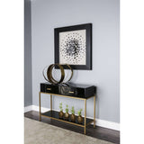 Dimond Home Evans Metal & Glass Console Table (Multiple Colors)
