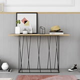 Tema Helix Console with Black Steel Legs