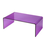 Butler Crystal Purple Acrylic Coffee Table