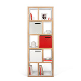 Cube Bookcase - Tema Berlin 5 Levels 70 Wood Bookcase - Various Colors