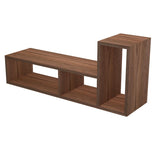 Cube Bookcase - Tema Domino Stackable Wood Bookshelves – White Or Walnut