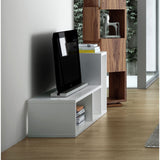 Cube Bookcase - Tema Domino Stackable Wood Bookshelves – White Or Walnut