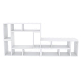 Cube Bookcase - Tema Domino Stackable Wood Bookshelves – White Or Walnut