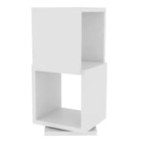 Cube Bookcase - Tema Shell Duo Rotating Wood Bookshelf – Various Colors