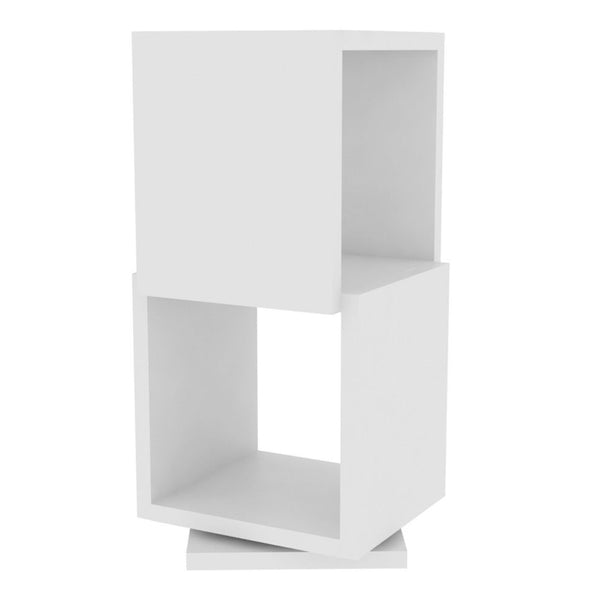 Cube Bookcase - Tema Shell Duo Rotating Wood Bookshelf – Various Colors