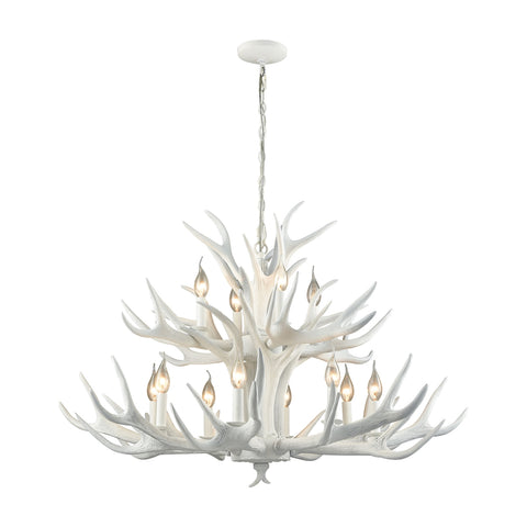 Big Sky 12 Light White Light Vintage Fixture Ceiling Chandelier