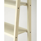 Leaning Bookshelf - Butler Stallings Wood Bookcase - White