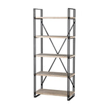 Étagère - Sterling Gustave Metal & Wood Bookshelf